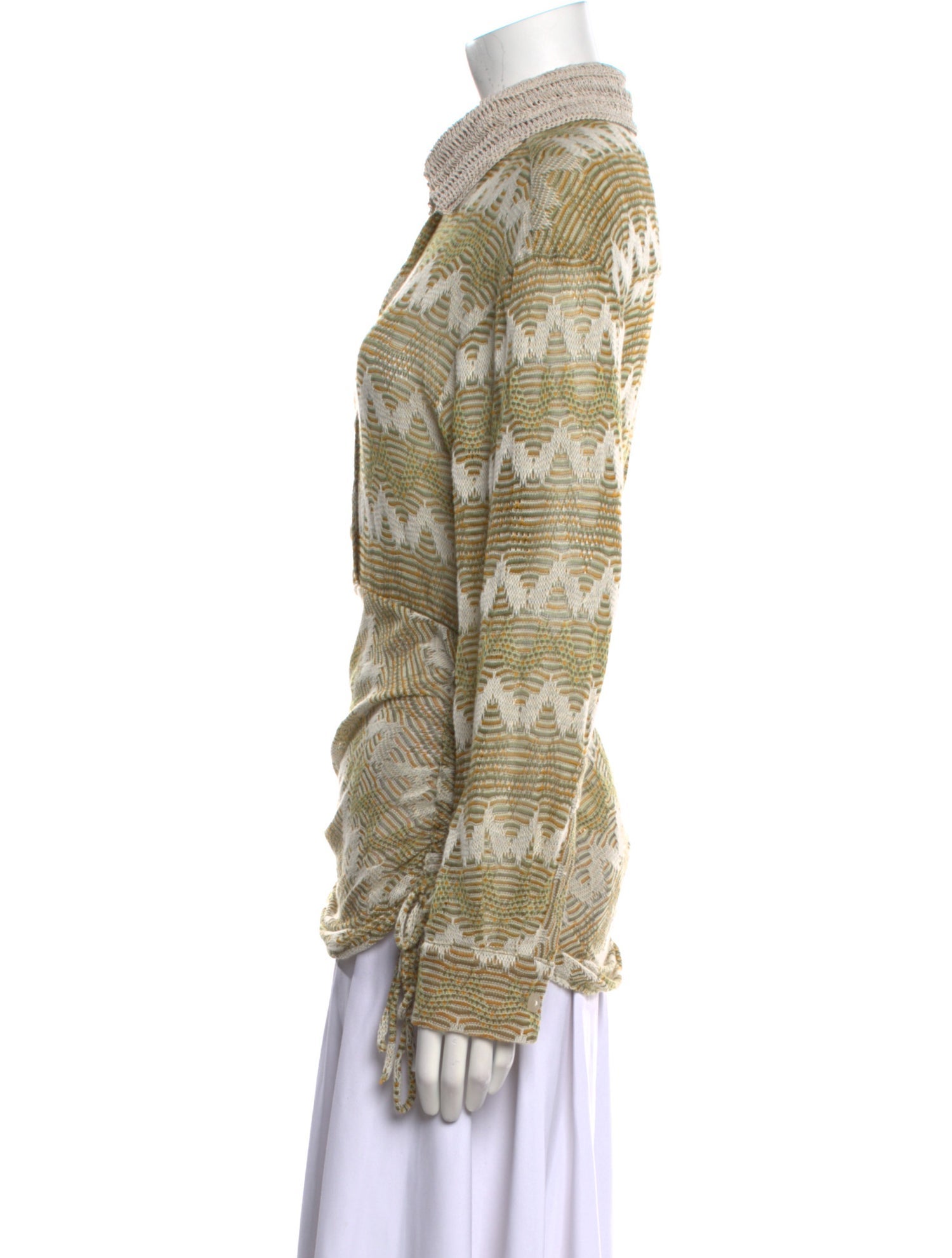 Christopher Esber Striped Crew Neck Sweater