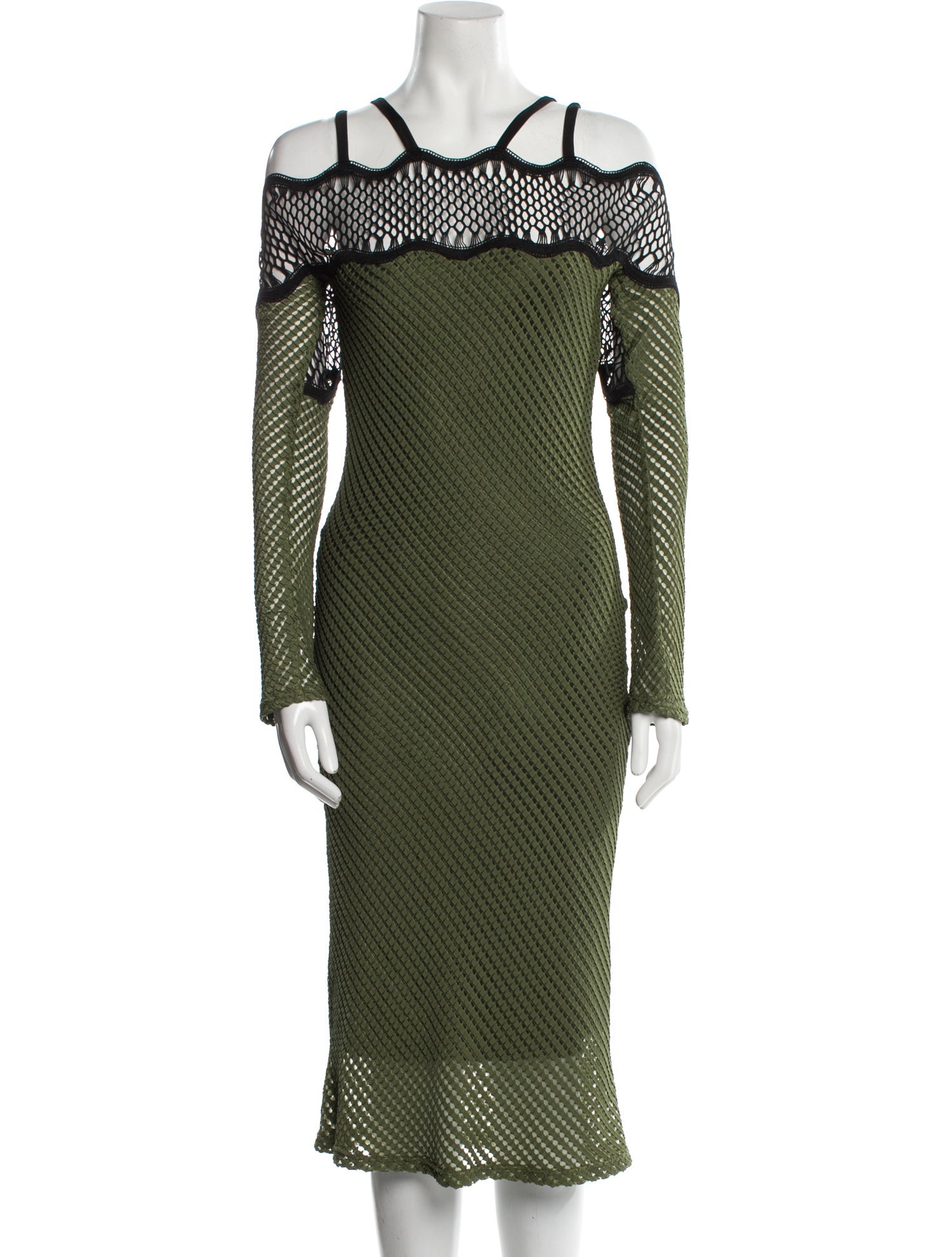 Christopher Esber Printed Midi Length Dress