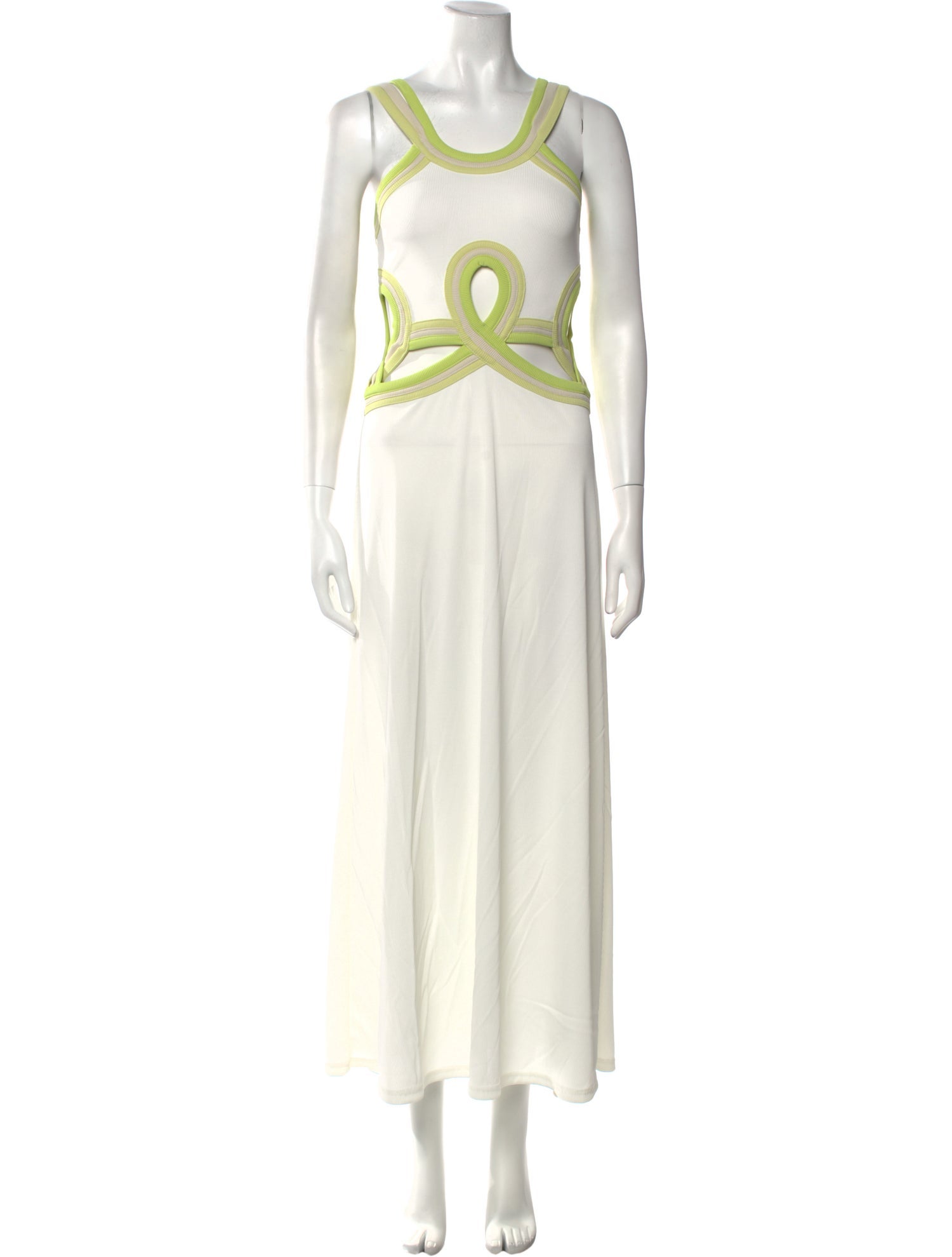 Christopher Esber Scoop Neck Long Dress