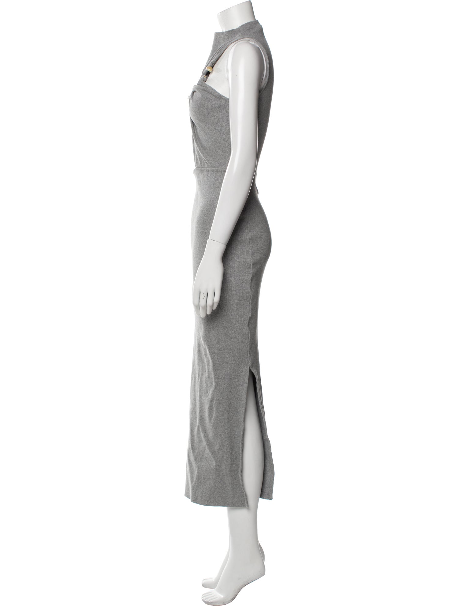 Christopher Esber Mock Neck Long Dress