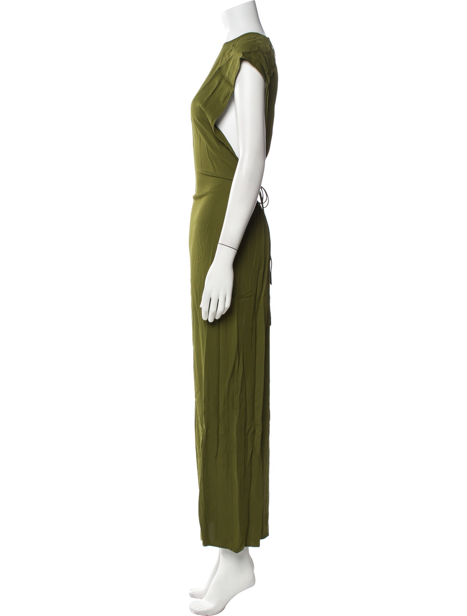 Christopher Esber Crew Neck Long Dress