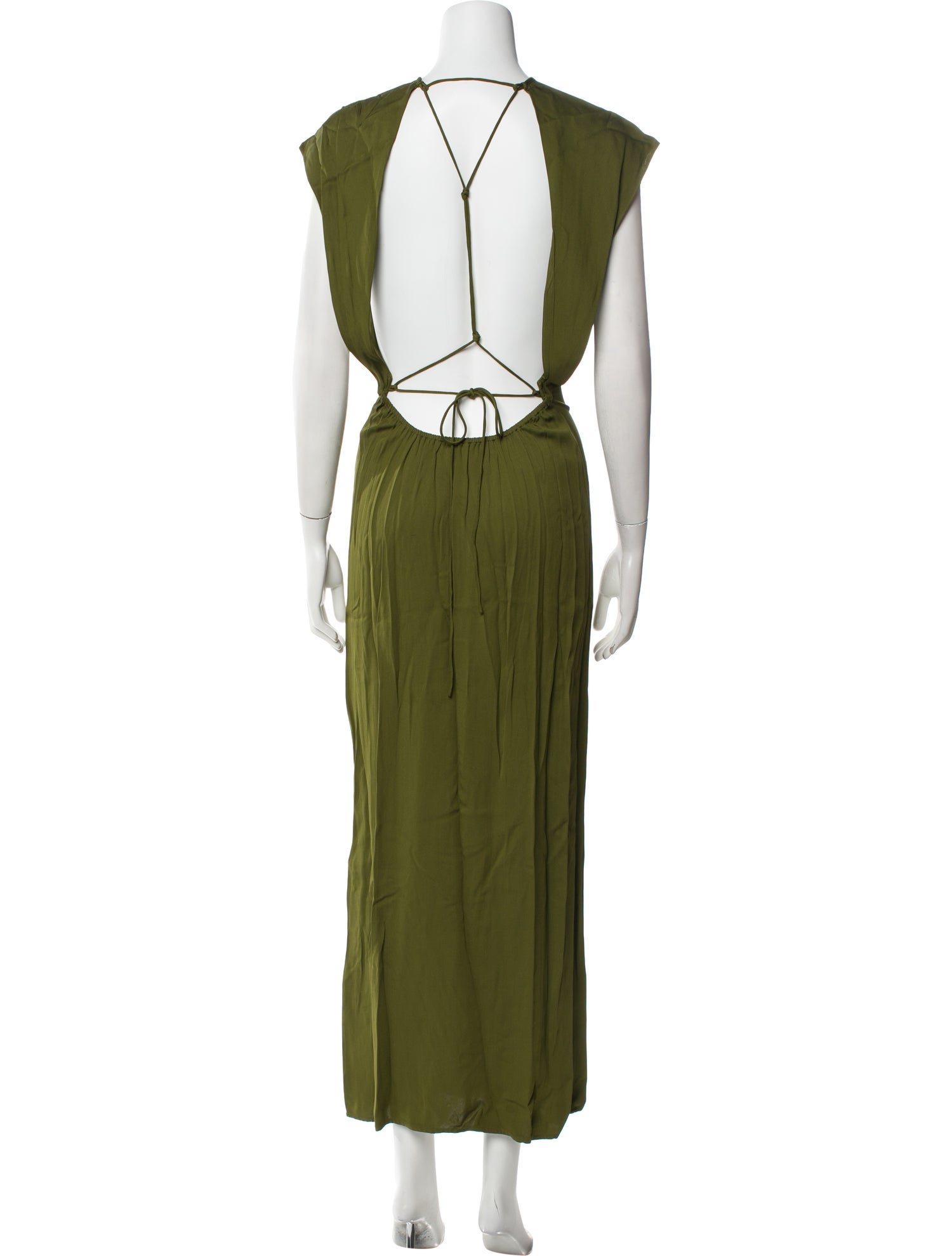 Christopher Esber Crew Neck Long Dress