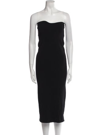 Christopher Esber Strapless Knee-Length Dress