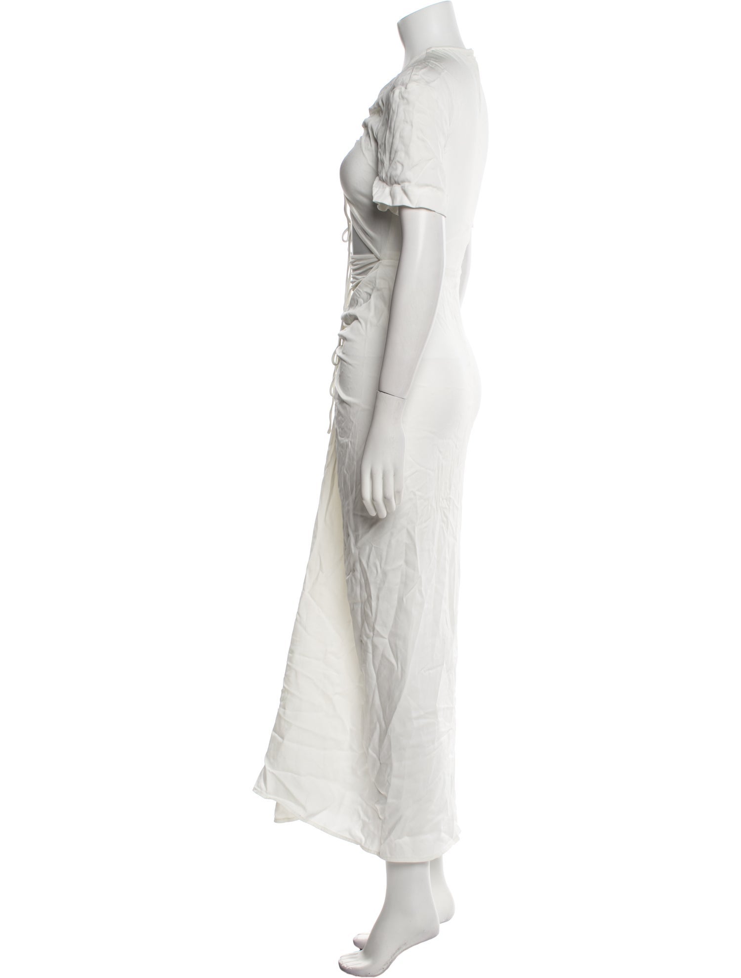 Christopher Esber Mock Neck Long Dress