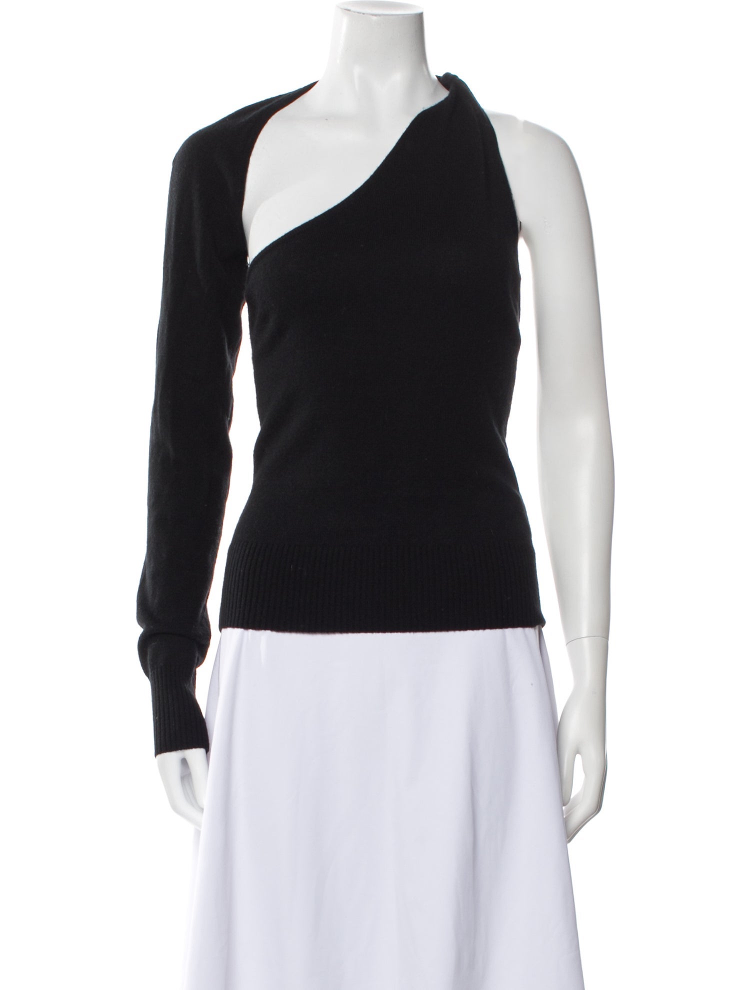 Christopher Esber Wool One-Shoulder Top