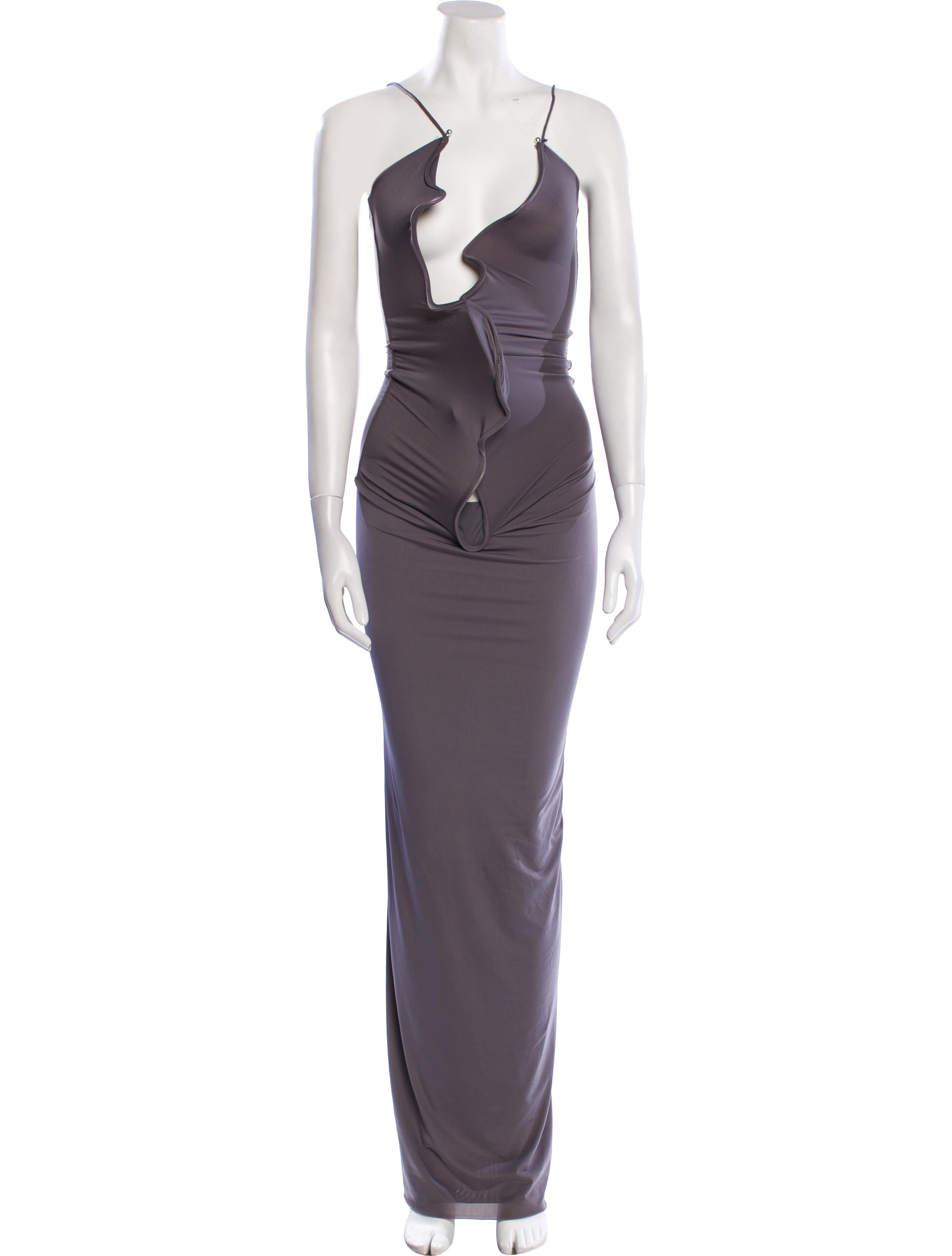 Christopher Esber Asymmetrical Long Dress