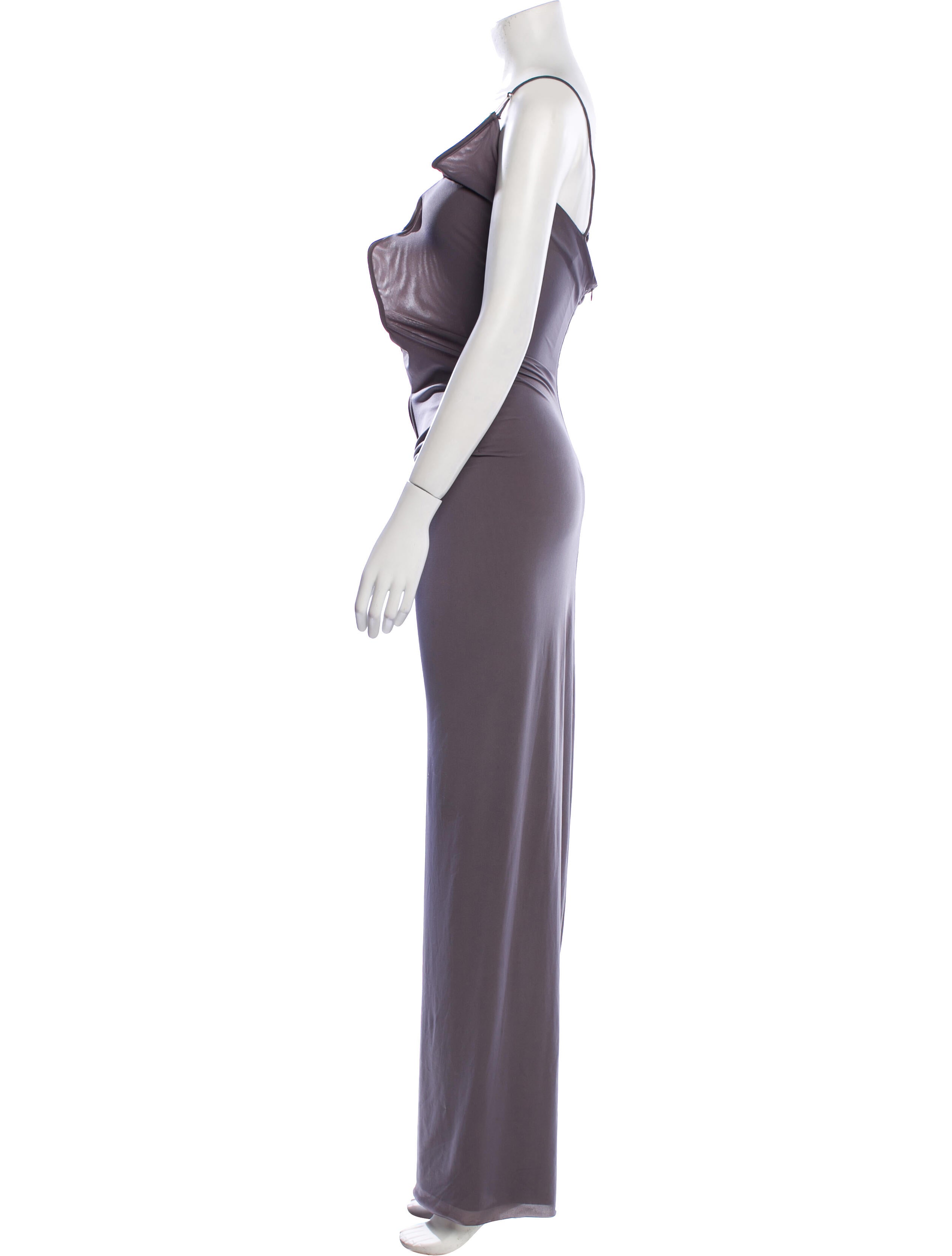 Christopher Esber Asymmetrical Long Dress