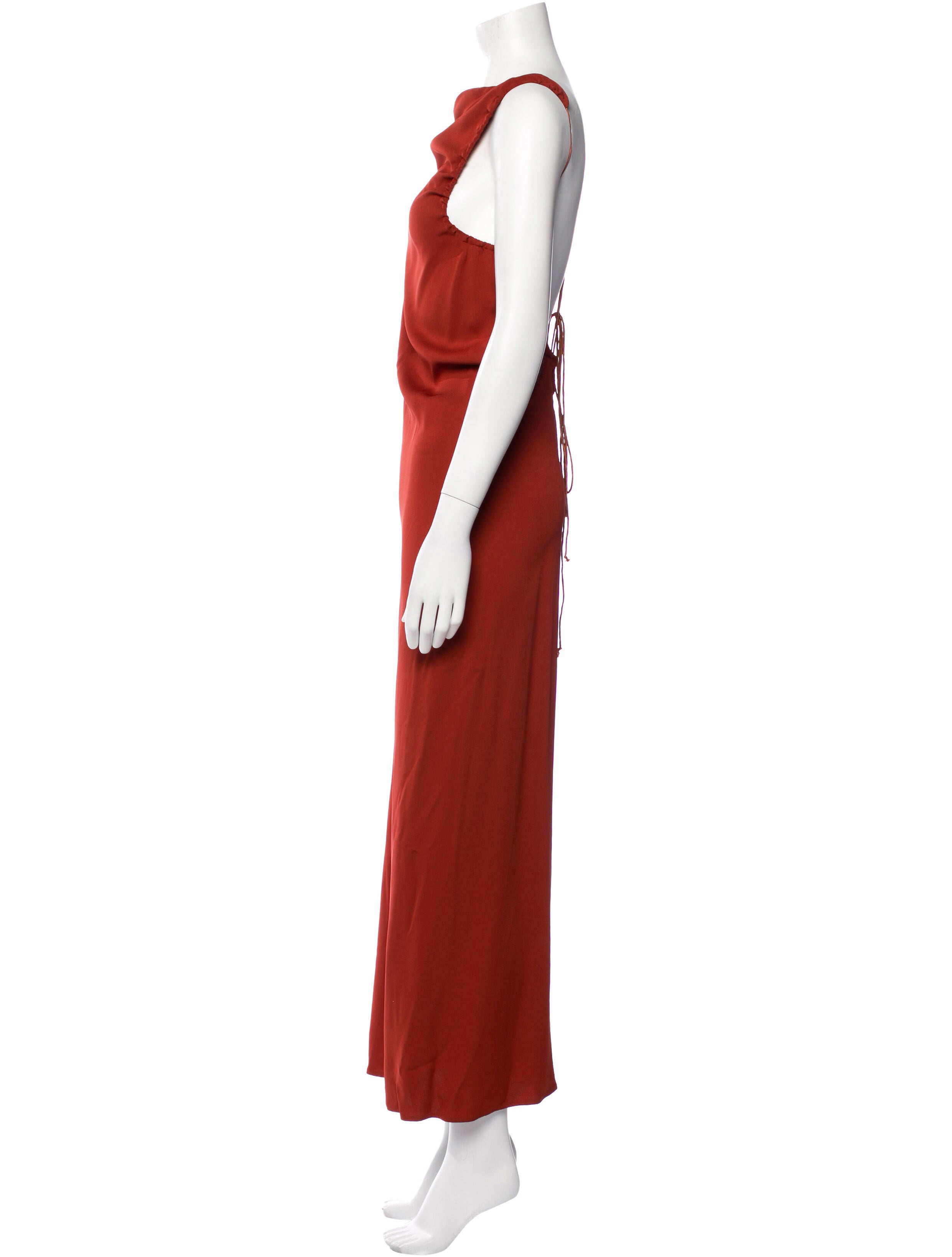 Christopher Esber Cowl Neck Long Dress