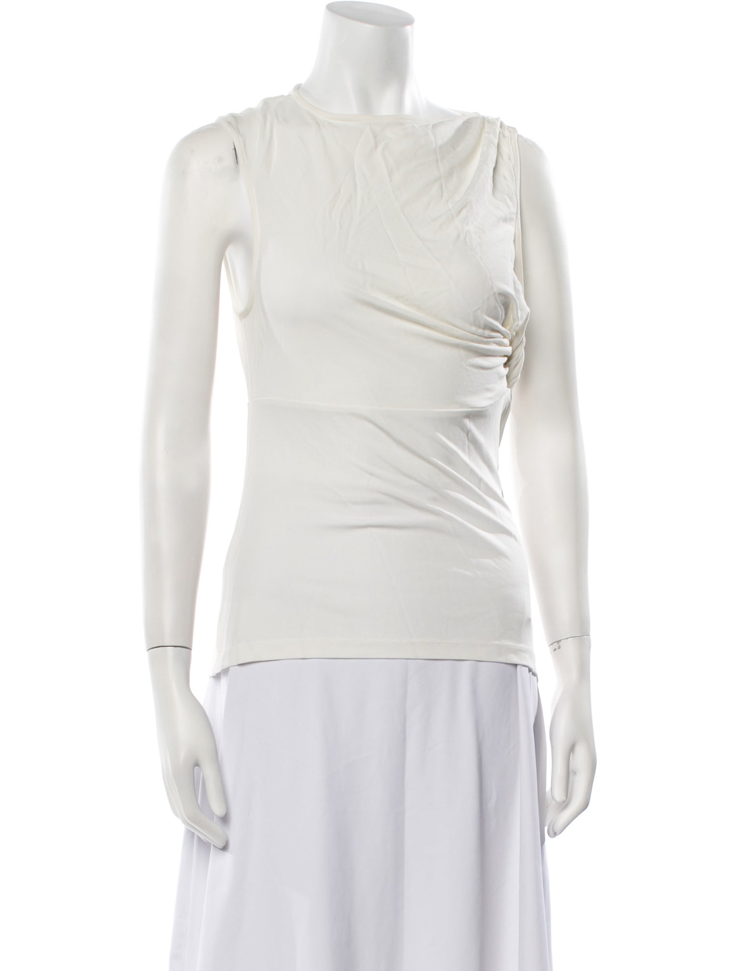 Christopher Esber Bateau Neckline Sleeveless Top