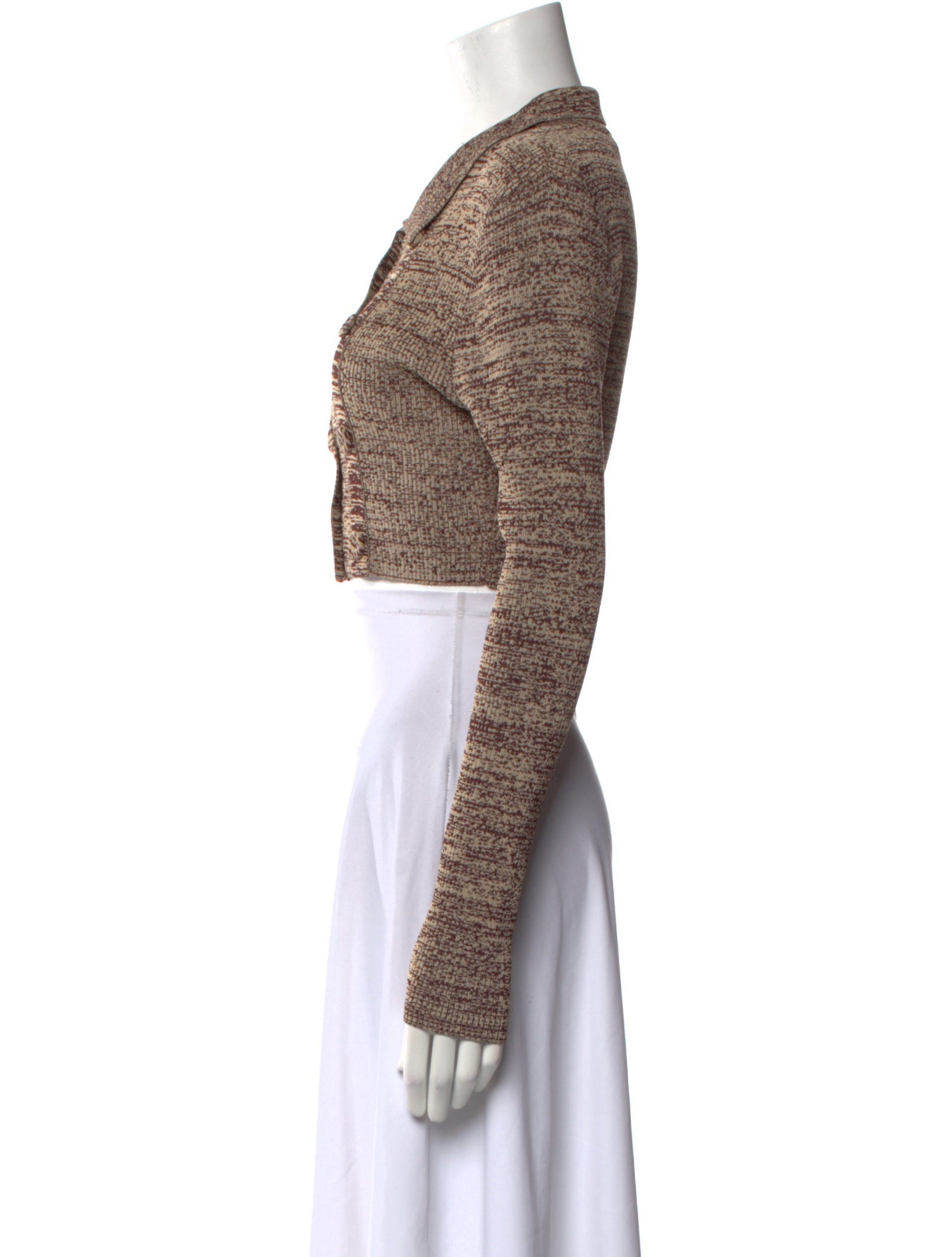 Christopher Esber Long Sleeve Crop Top