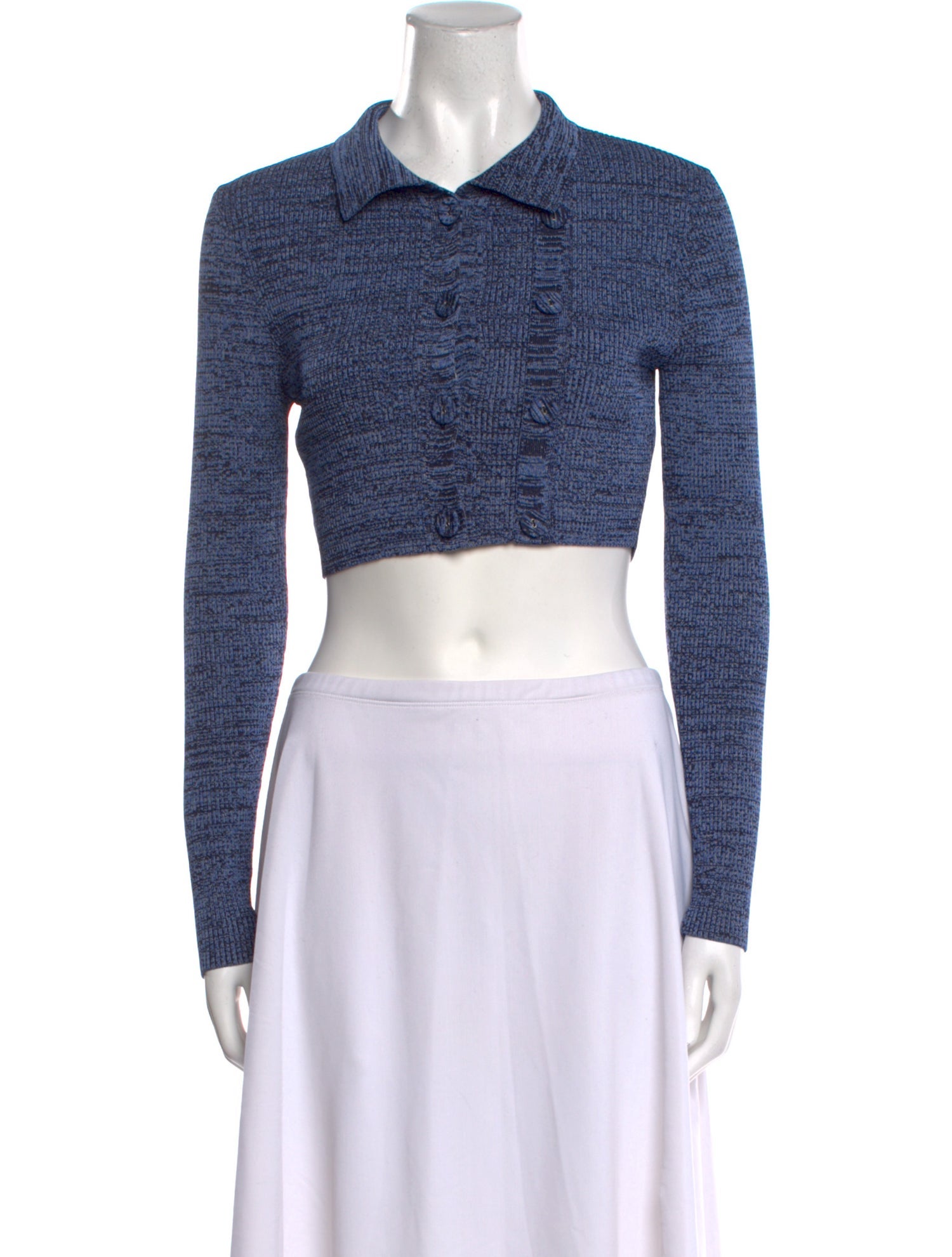 Christopher Esber Long Sleeve Crop Top