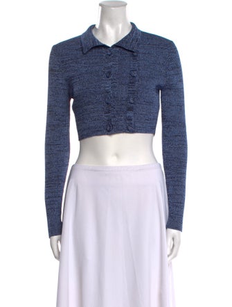 Christopher Esber Long Sleeve Crop Top