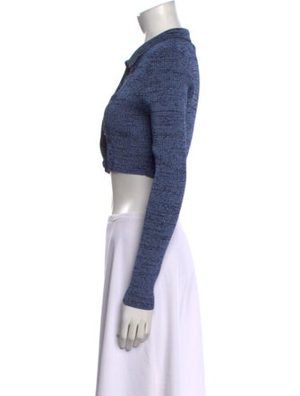 Christopher Esber Long Sleeve Crop Top