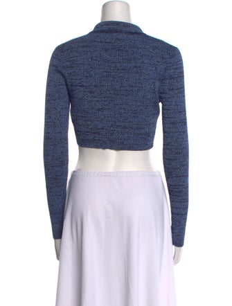 Christopher Esber Long Sleeve Crop Top