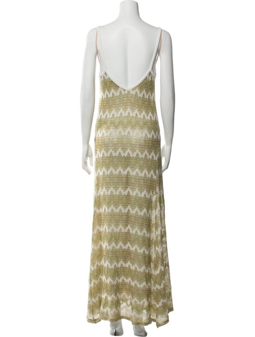 Christopher Esber Printed Long Dress