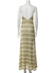 Christopher Esber Printed Long Dress