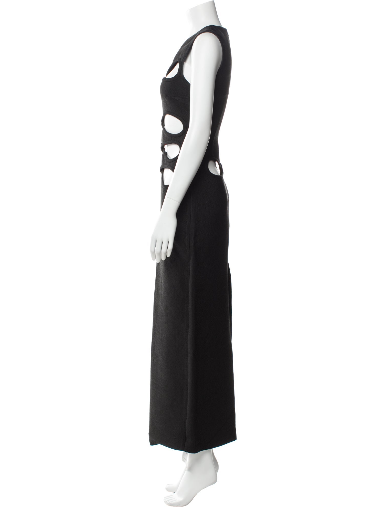 Christopher Esber Crew Neck Long Dress