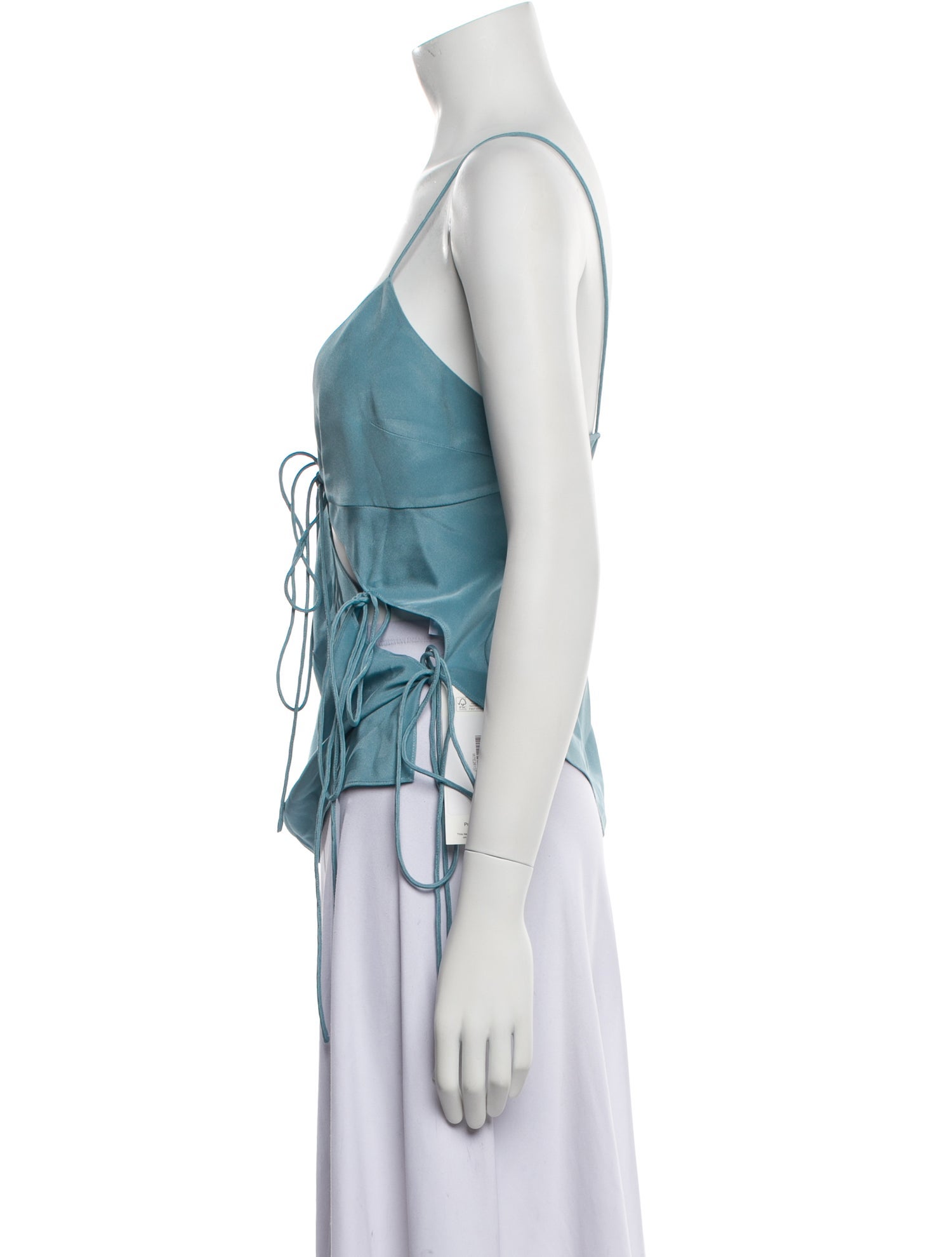 Christopher Esber Silk V-Neck Top