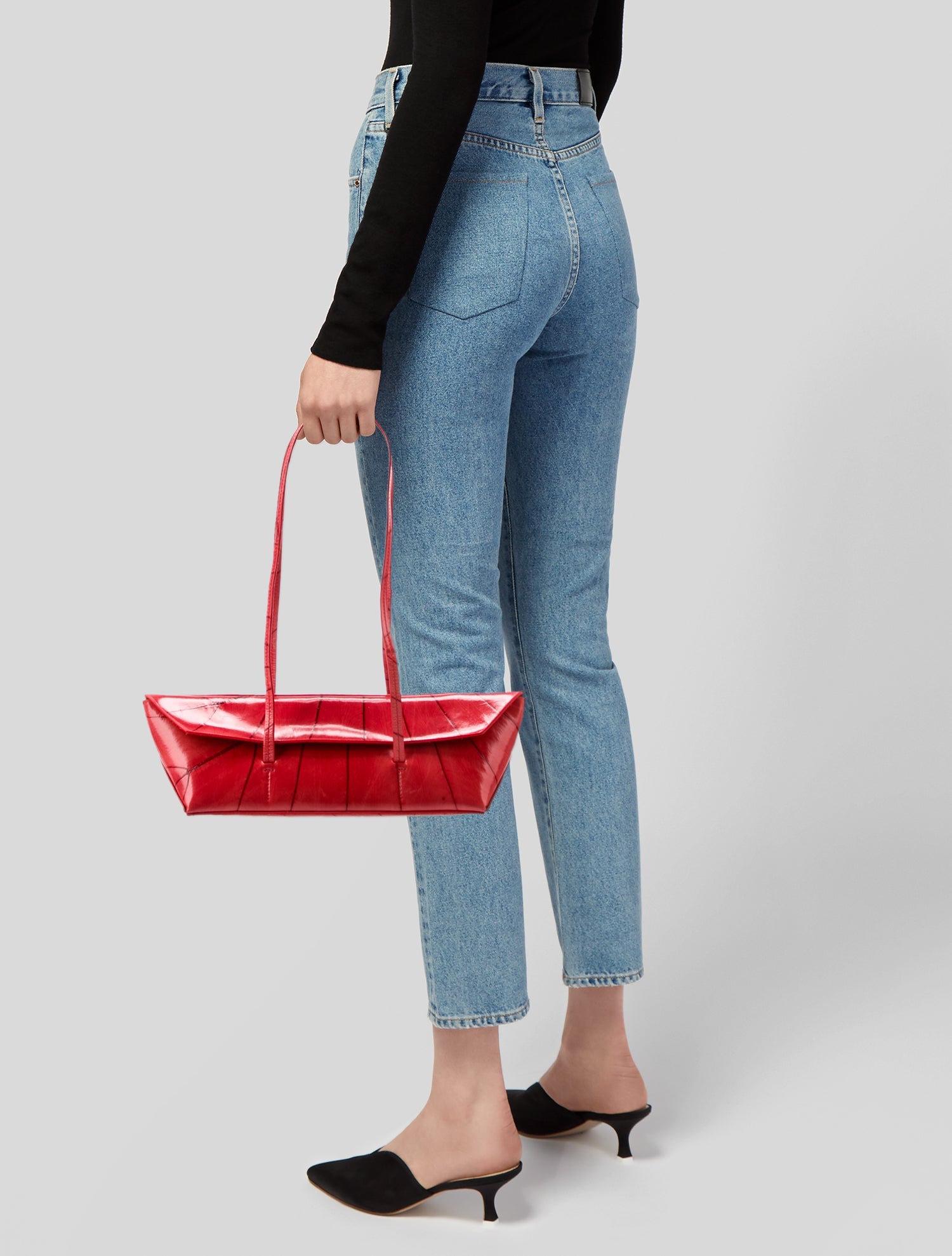 Christopher Esber Leather Shoulder Bag