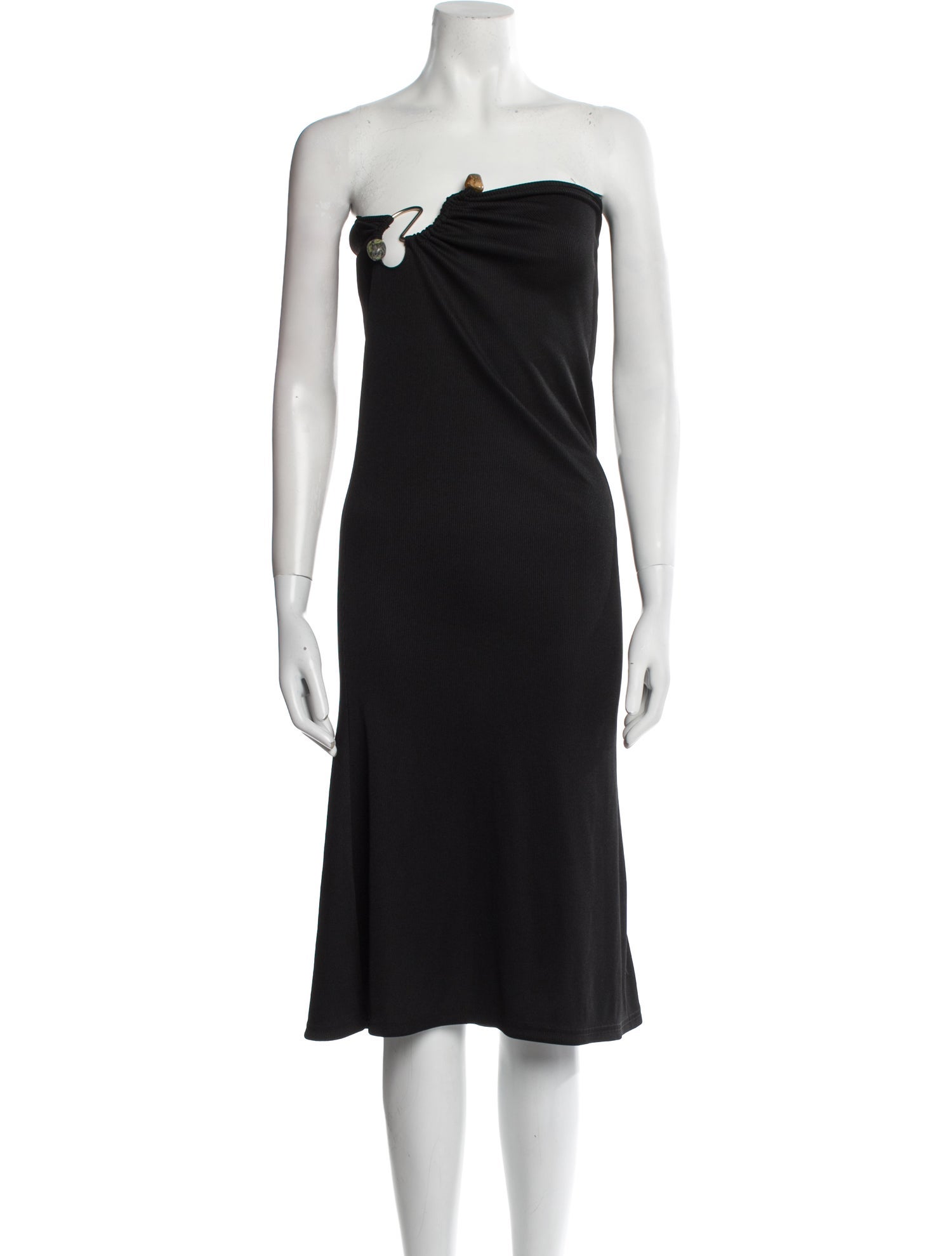 Christopher Esber Strapless Knee-Length Dress