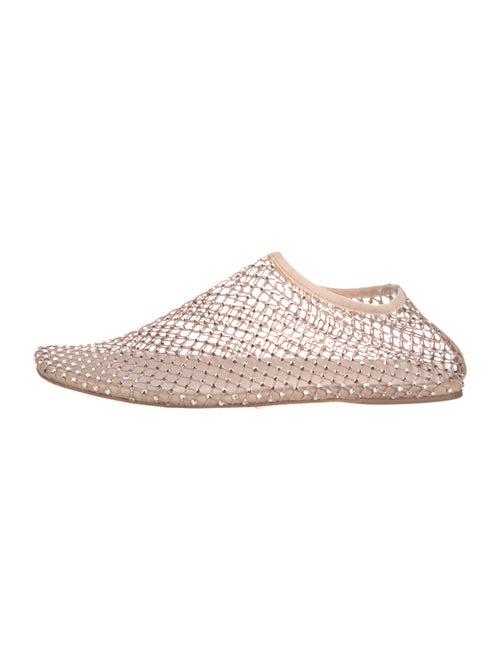 Christopher Esber Lace Pattern Crystal Embellishments Mules