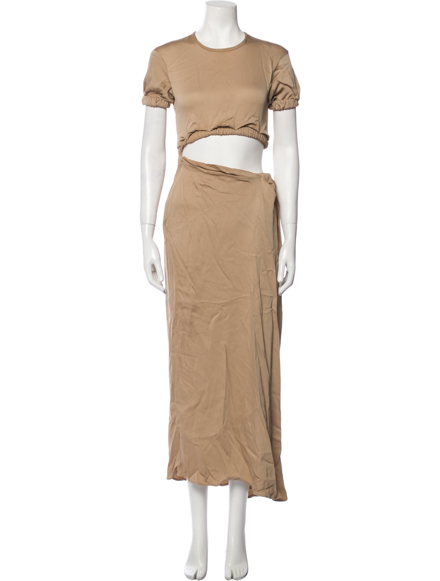 Christopher Esber Crew Neck Long Dress