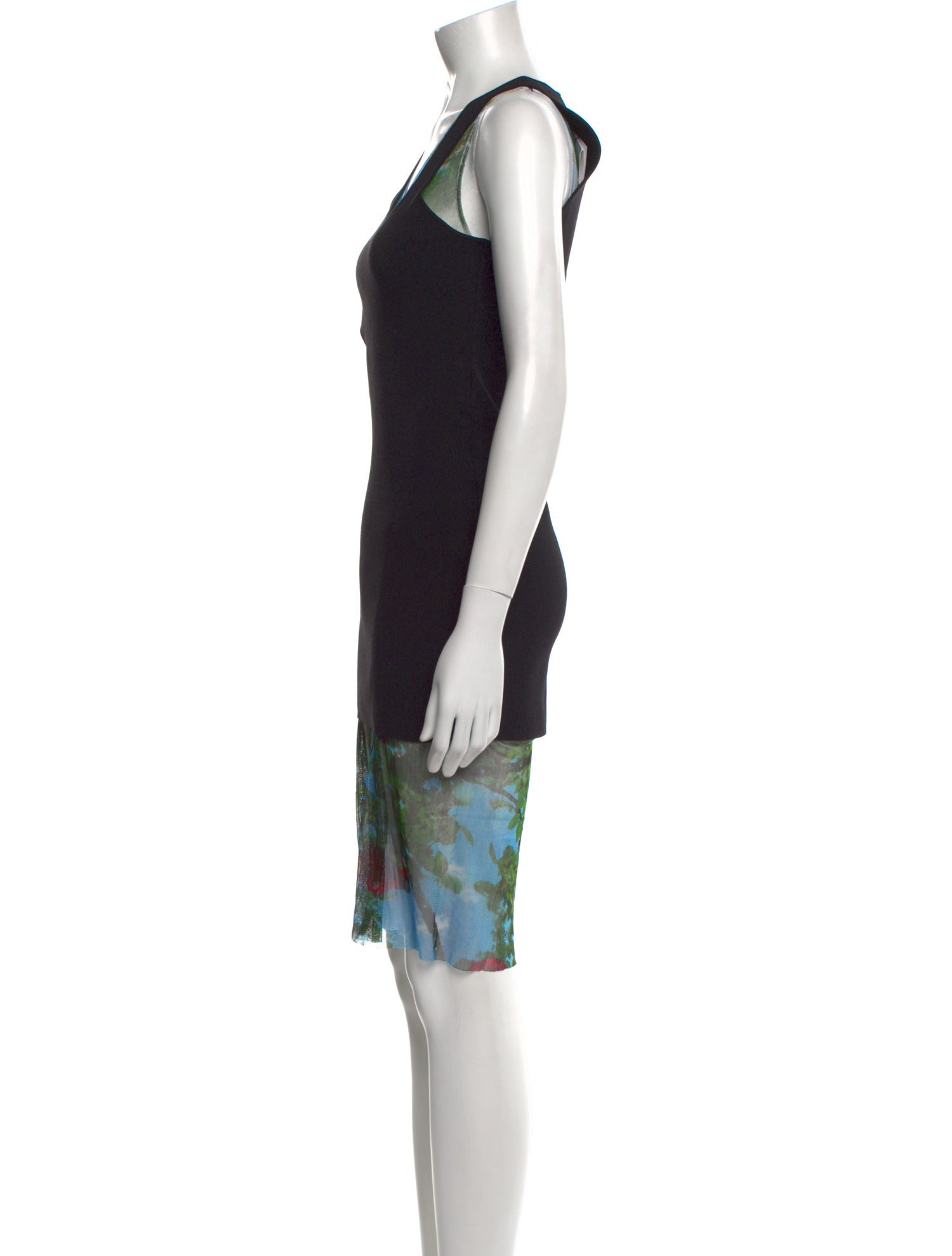 Christopher Esber Printed Knee-Length Dress w/ Tags