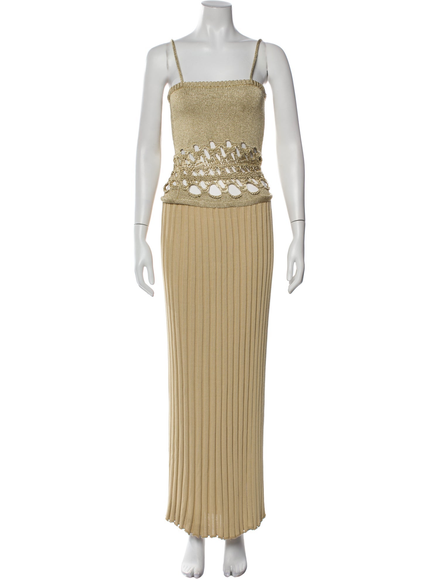 Christopher Esber Square Neckline Long Dress