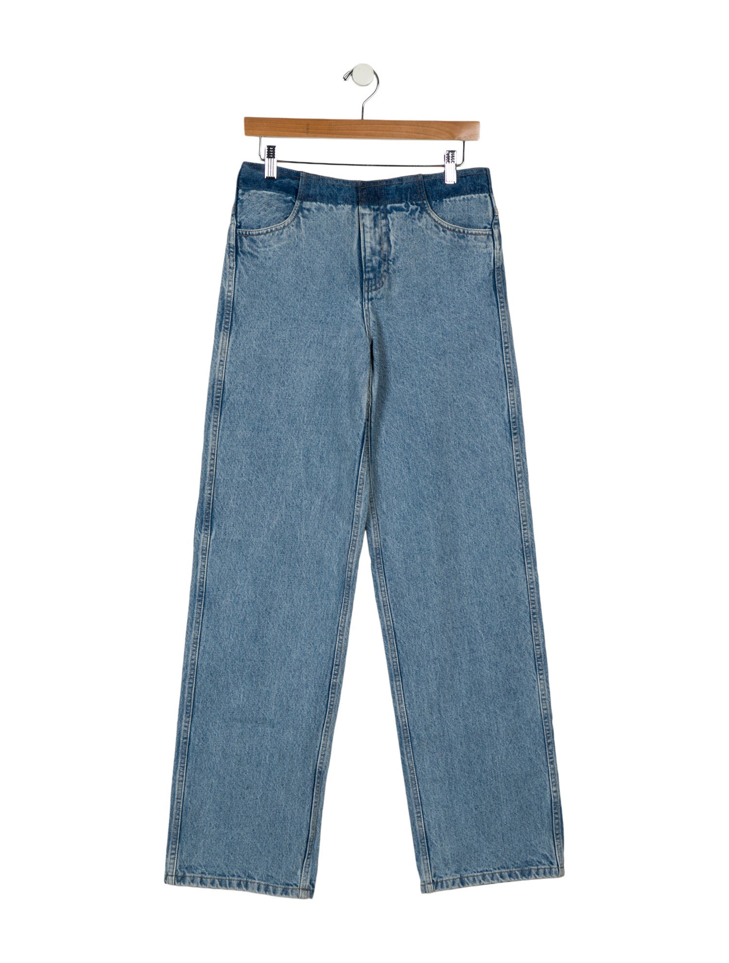 Christopher Esber Mid-Rise Wide Leg Jeans