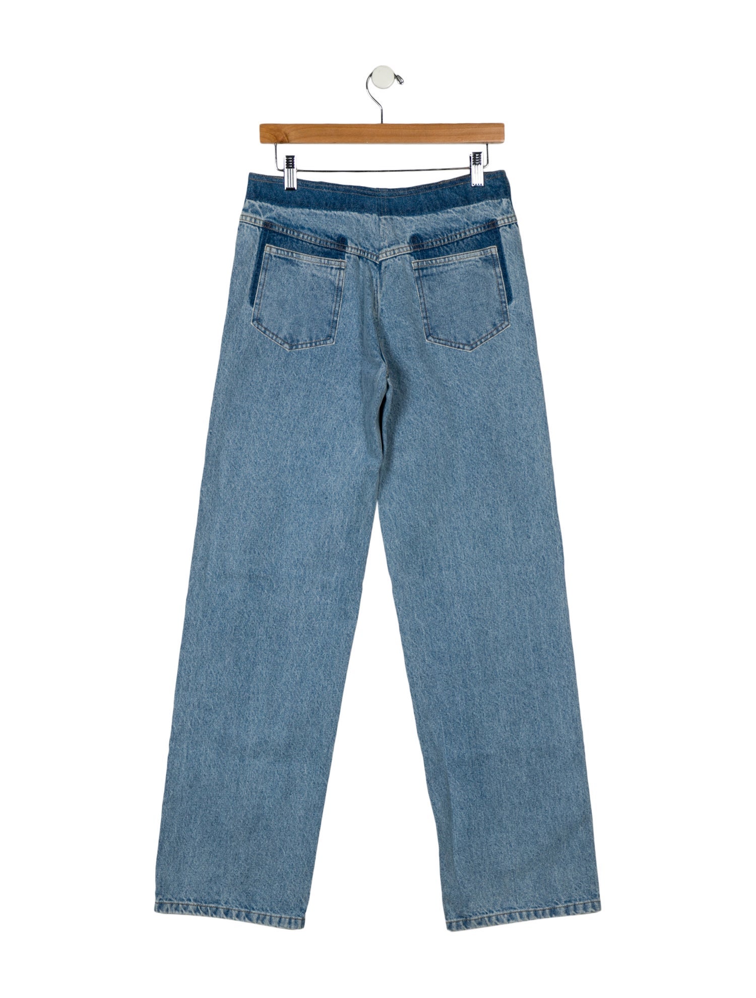 Christopher Esber Mid-Rise Wide Leg Jeans