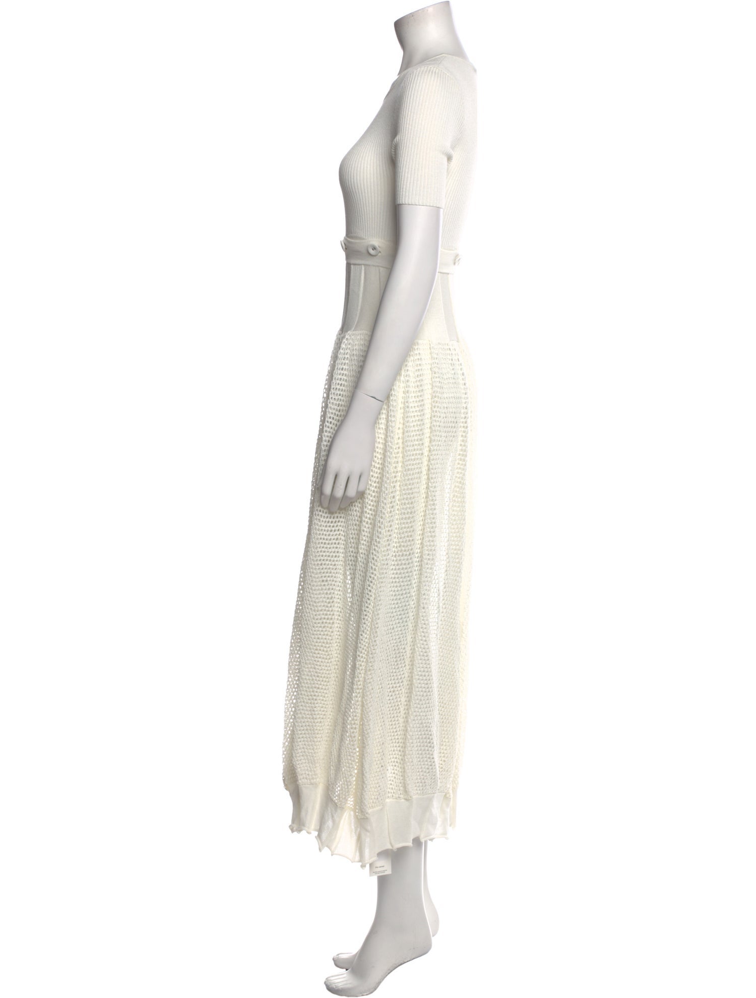 Christopher Esber Crew Neck Long Dress