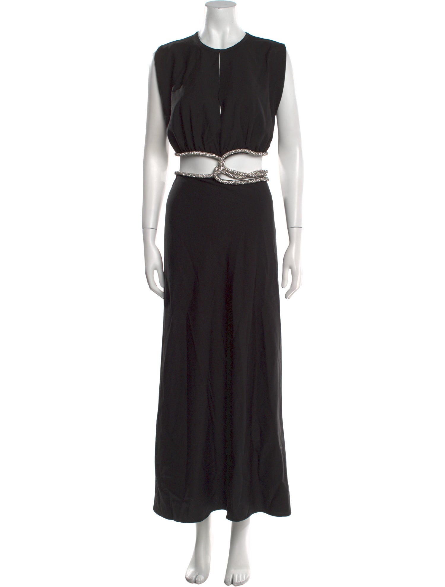 Christopher Esber Crew Neck Long Dress