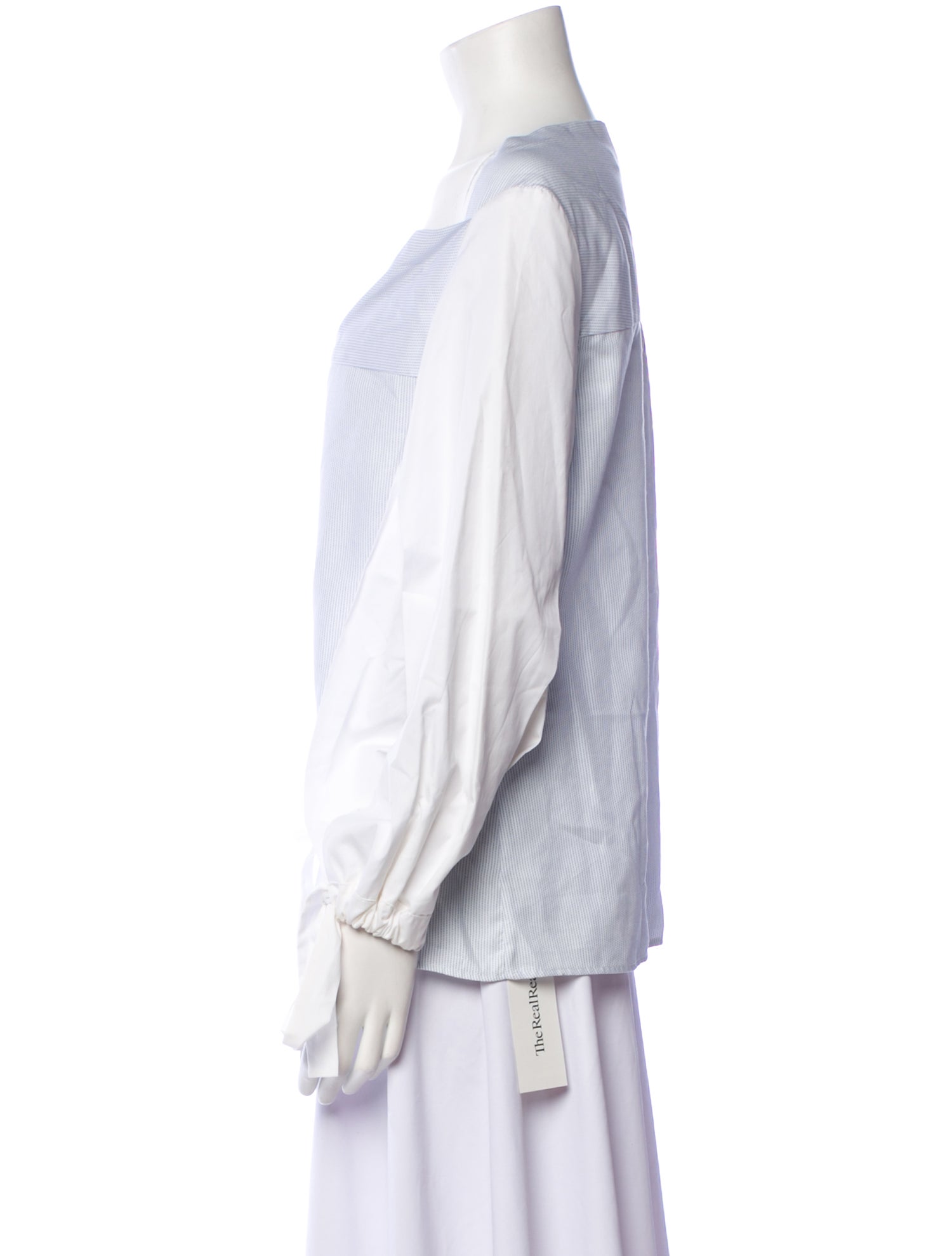 Christopher Esber Striped Off-The-Shoulder Blouse