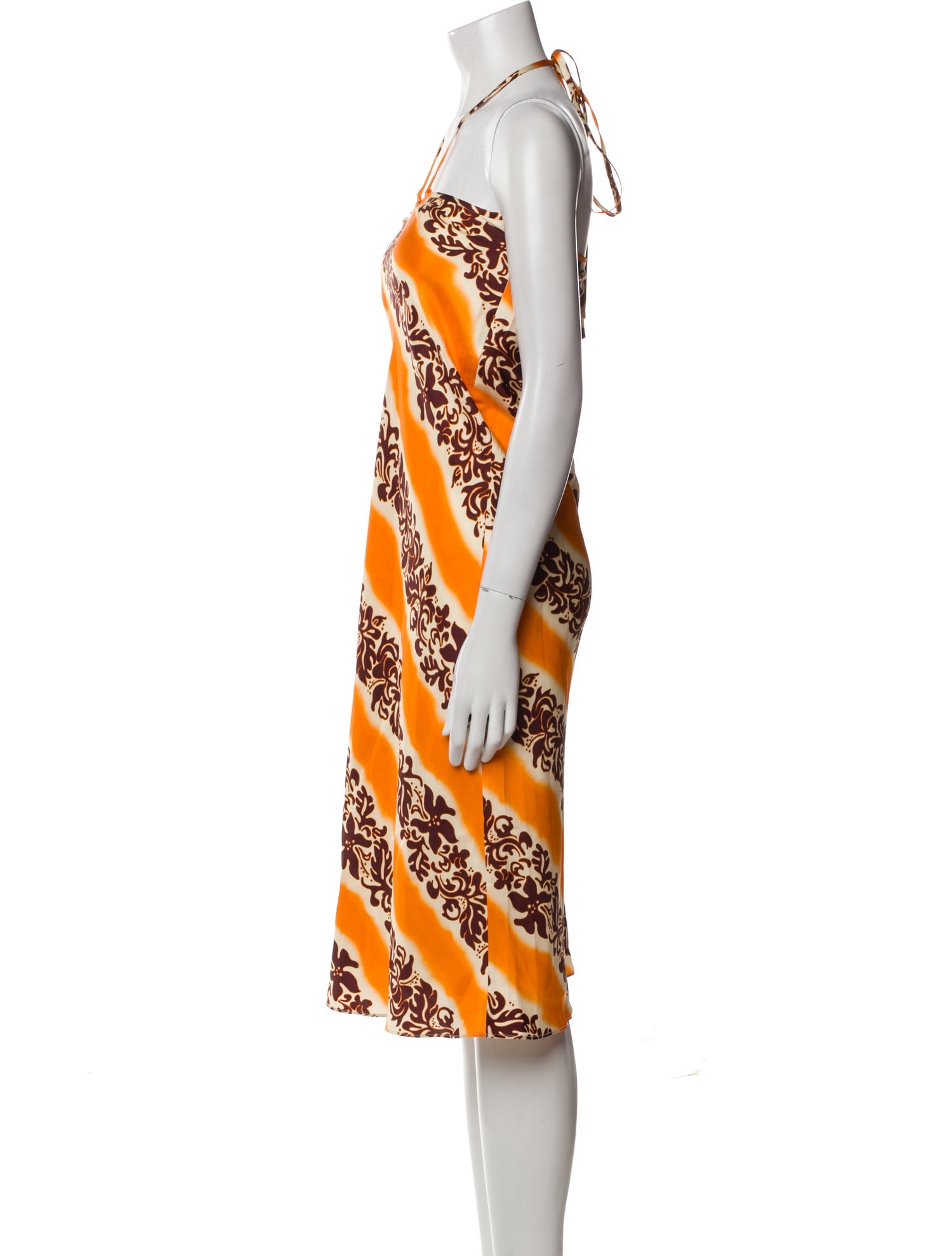 Christopher Esber Silk Knee-Length Dress