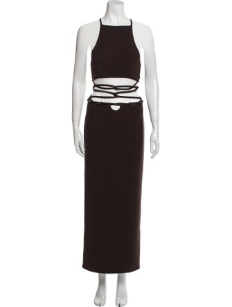 Christopher Esber Square Neckline Long Dress