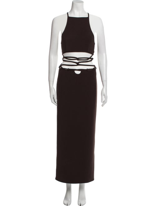 Christopher Esber Square Neckline Long Dress
