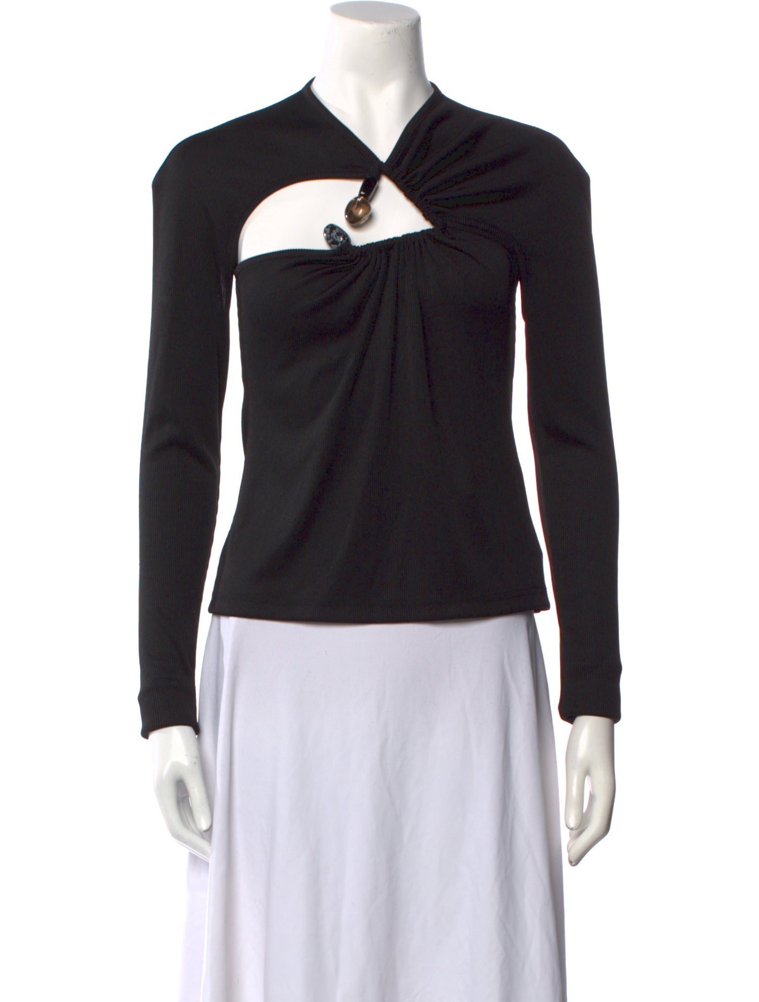 Christopher Esber Halterneck Long Sleeve Top