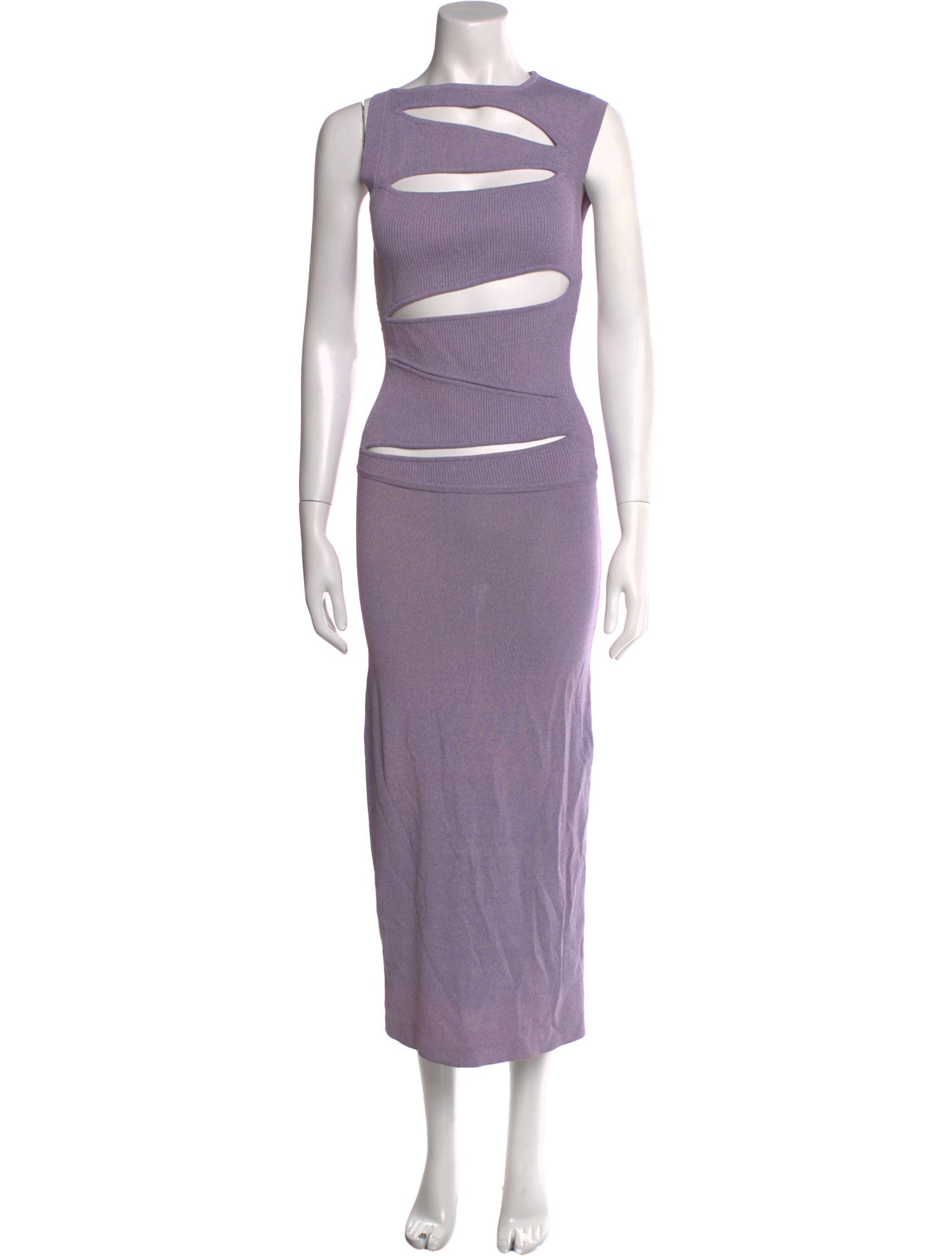 Christopher Esber Bateau Neckline Long Dress