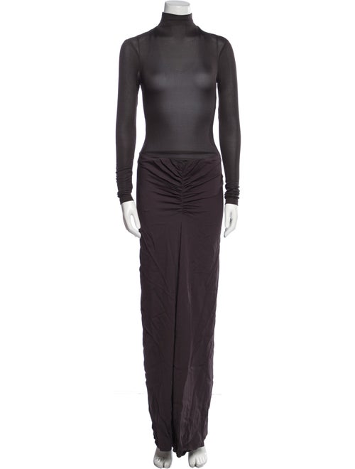 Christopher Esber Turtleneck Long Dress