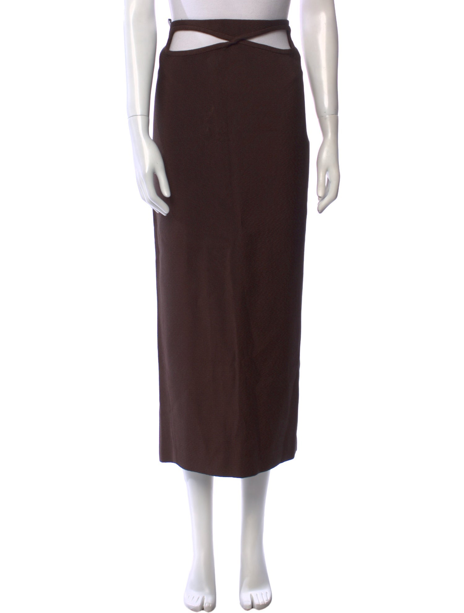 Christopher Esber Cutout Accent Midi Length Skirt w/ Tags