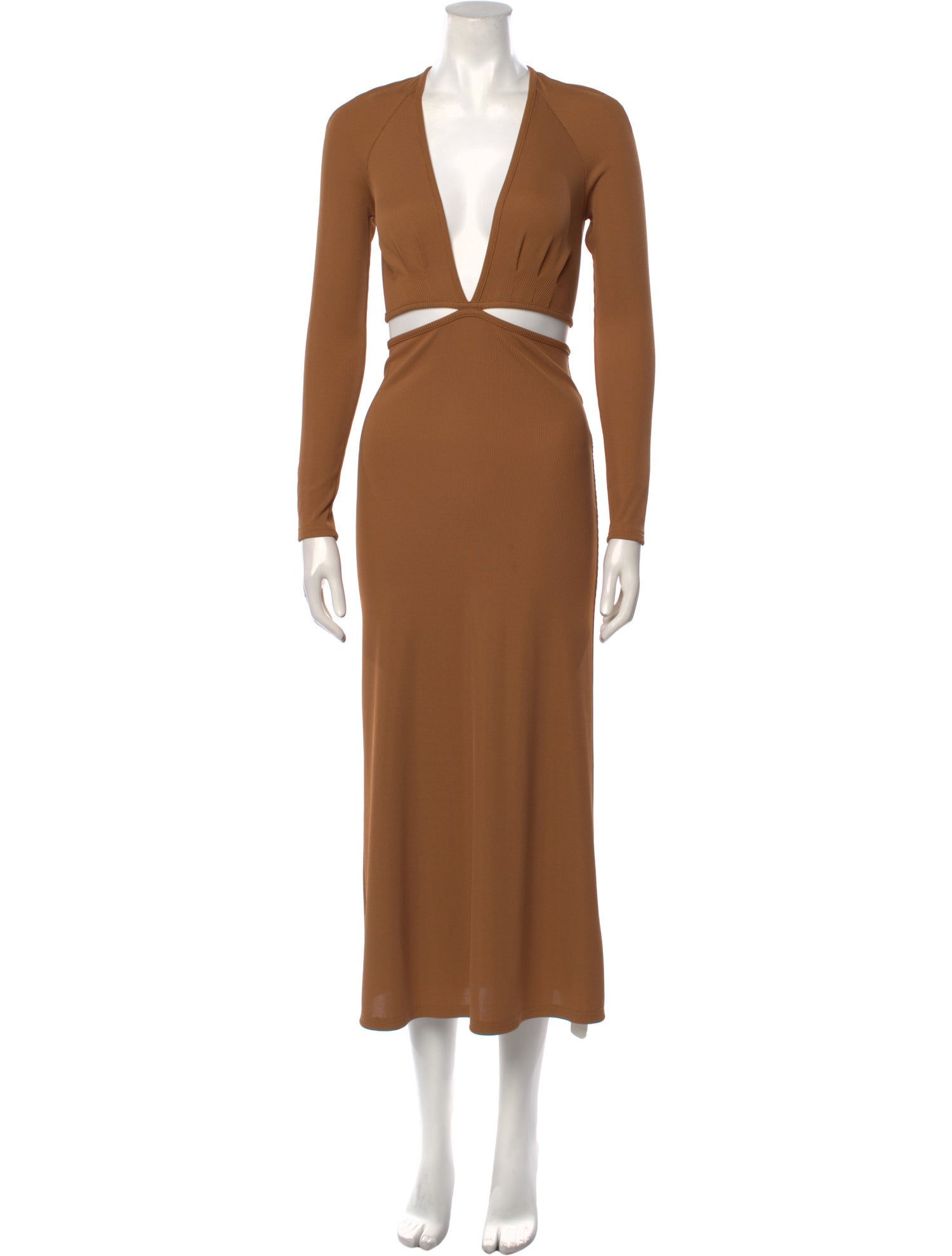 Christopher Esber V-Neck Midi Length Dress