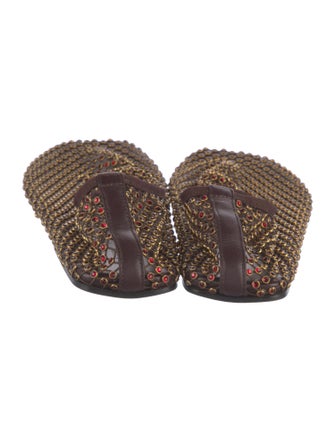 Christopher Esber Lace Pattern Flats