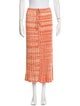 Christopher Esber Striped Midi Length Skirt