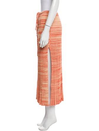 Christopher Esber Striped Midi Length Skirt