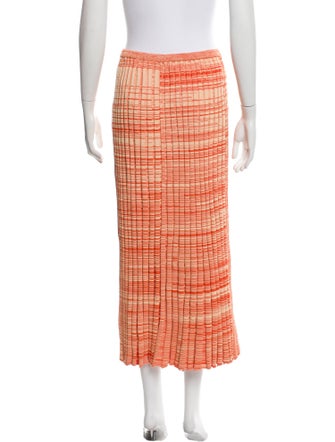 Christopher Esber Striped Midi Length Skirt