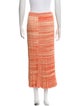 Christopher Esber Striped Midi Length Skirt