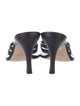 Christopher Esber Leather Cutout Accent Slides