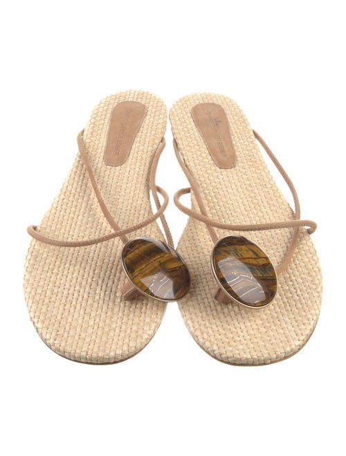 Christopher Esber Raffia Espadrilles