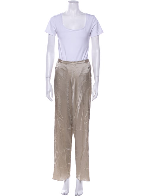Christopher Esber Silk Ruffle Embellishment Pant Set