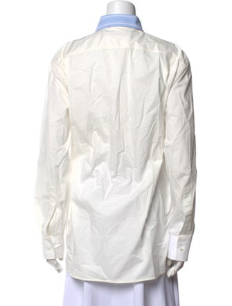 Christopher Esber Long Sleeve Button-Up Top